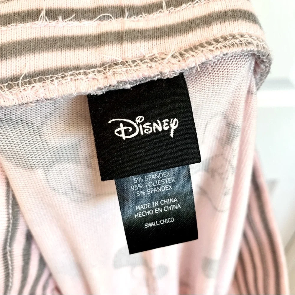 🎀 NWOT Minnie Mouse Light Pink Brushed Knit Jogger Pajama Pants Disney - Picture 12 of 14